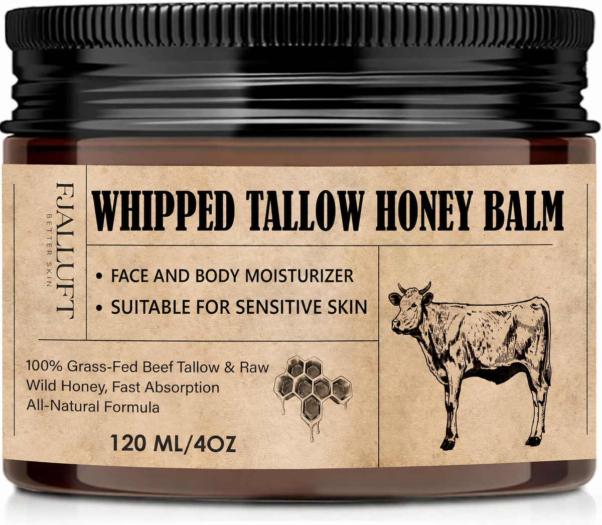 Whipped Tallow & Honey Face Cream-Unscented